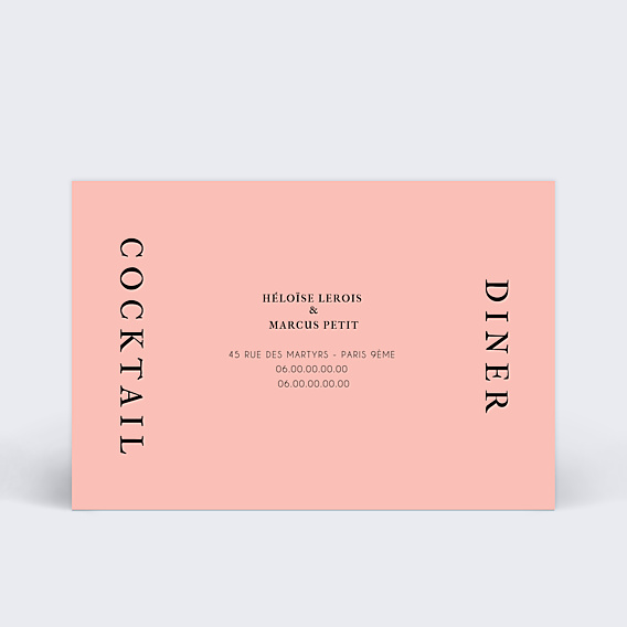 Cartes Invitation Mariage Mister M Marcus