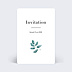 Cartes Invitation Mariage Botanique