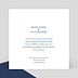 Cartes invitation mariage Blue Waves Verso