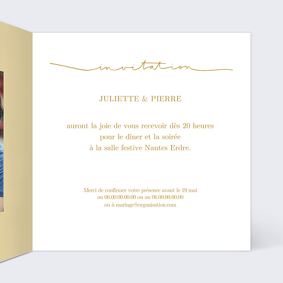 Cartes Invitation Mariage Ligne