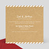 Cartes invitation mariage Ensemble en vadrouille Verso