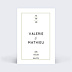 Cartes invitation mariage Graphique