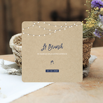 Carte Invitation Mariage à personnaliser - Popcarte