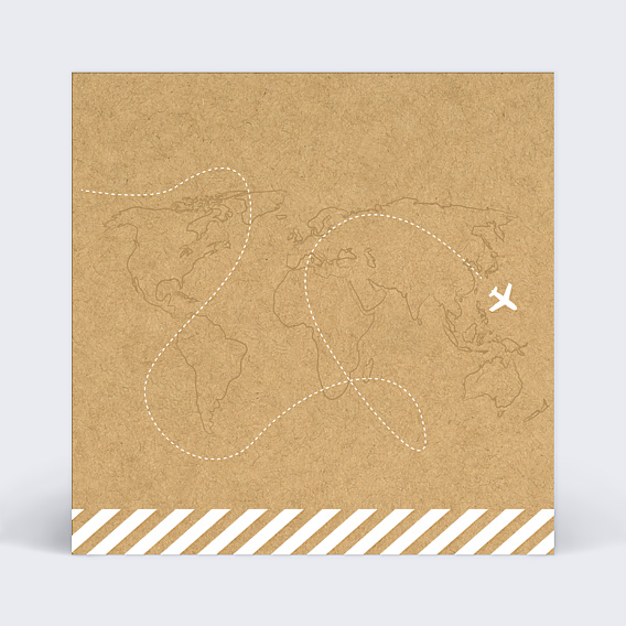 Cartes Invitation Mariage Ensemble en vadrouille
