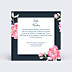 Cartes Invitation Mariage Dark Peony