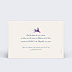 Cartes Invitation Mariage Hirondelle d'Amour