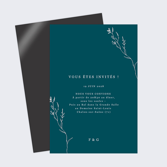 Cartes invitation mariage Idylle