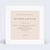 Cartes invitation mariage Gourmandise Verso