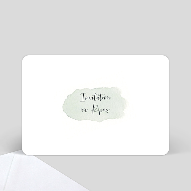 Carte d'invitation de mariage Tempo Verso