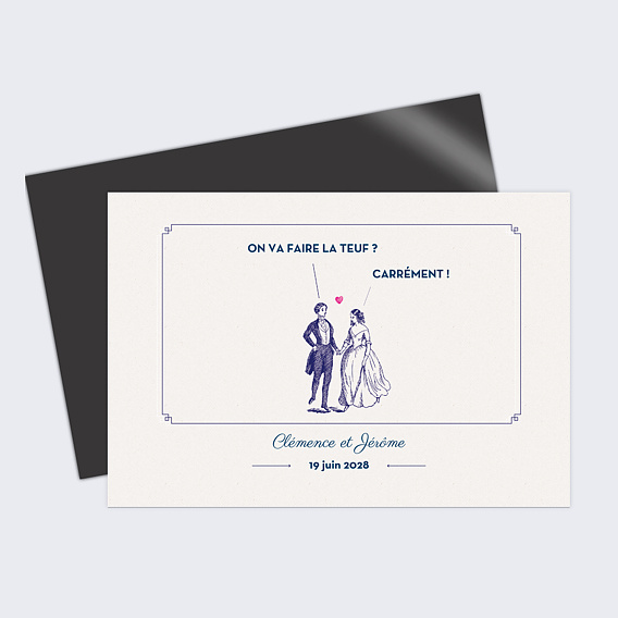 Cartes invitation mariage Hirondelle d'Amour