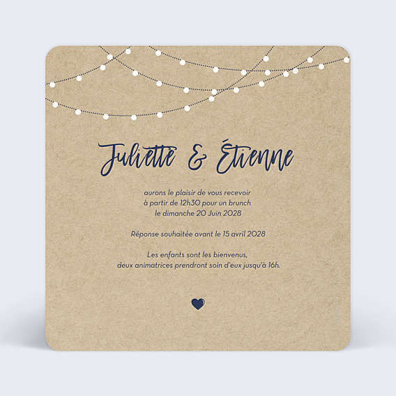 Cartes Invitation Mariage Notre Histoire