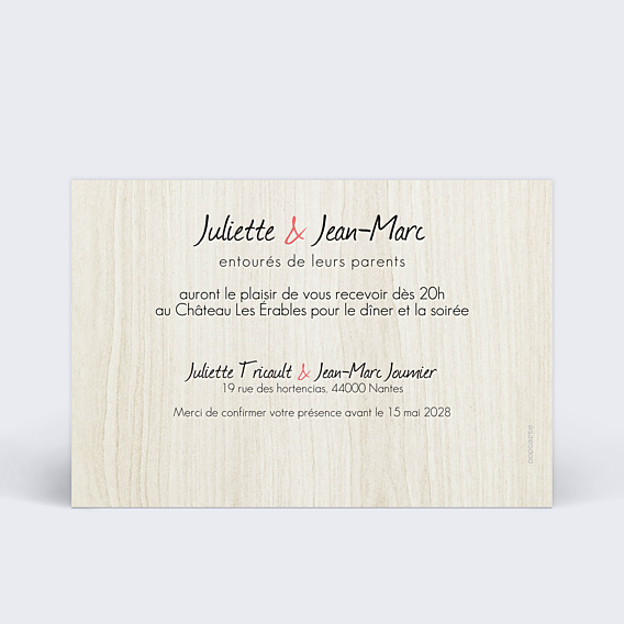 Cartes Invitation Mariage Photomaton