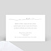Cartes invitation mariage Lettres Chic Verso