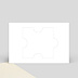 Cartes invitation mariage Puzzle  Verso