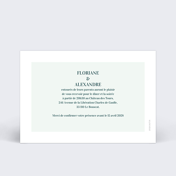 Cartes Invitation Mariage Badinage
