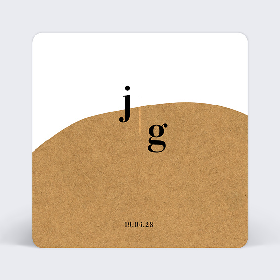 Cartes invitation mariage Sahara