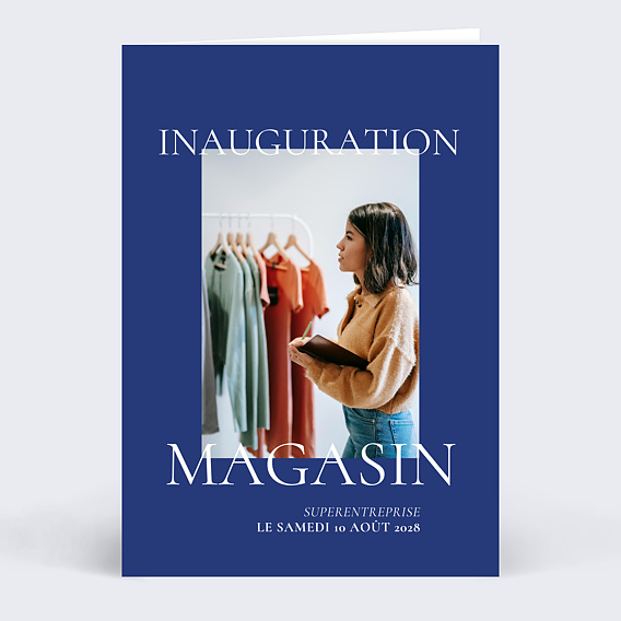 Invitation professionnelle Inauguration magasin