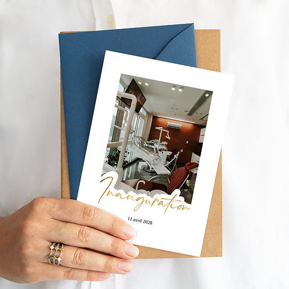Invitation professionnelle Forme inauguration