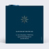 Invitation professionnelle Flocons Peinture Verso