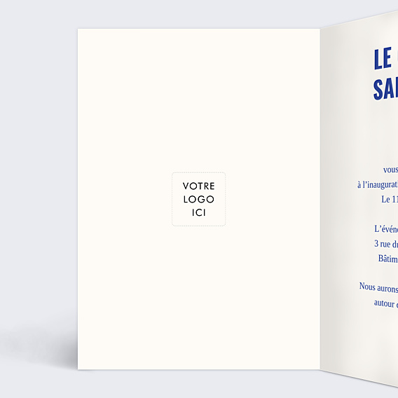 Invitation Professionnelle Votre photo en illustration néovintage