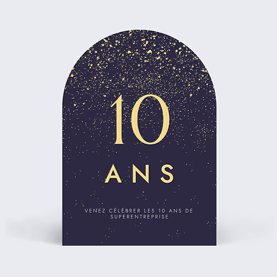 Invitation Professionnelle Pluie de Fête