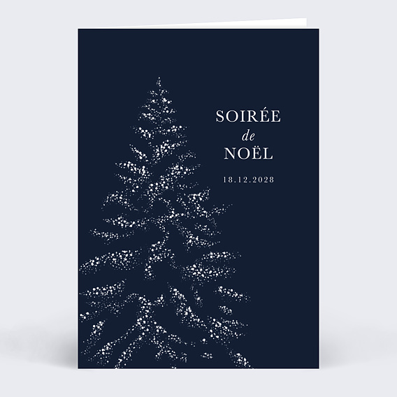 Invitation Professionnelle Sous la Neige