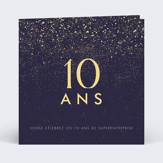 Invitation Professionnelle Pluie de fête avec graines