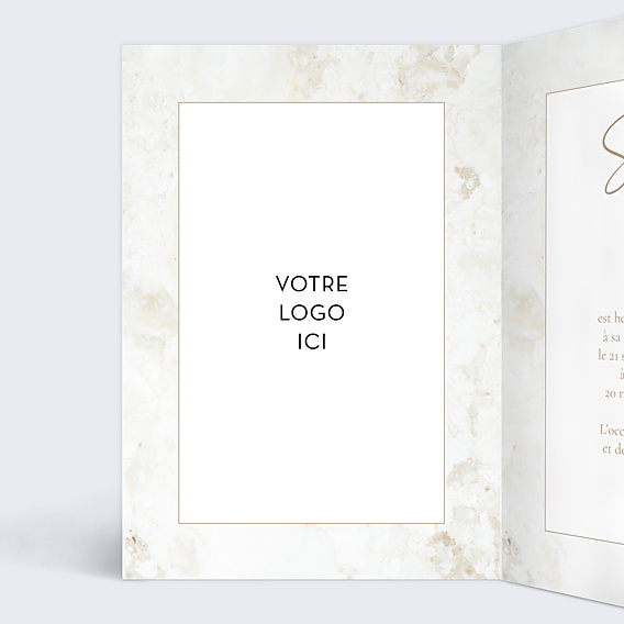 Invitation Professionnelle Marbre