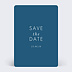 Invitation professionnelle Bleu nuit