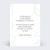 Invitation professionnelle minimaliste Verso