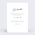 Invitation professionnelle Solstice Verso