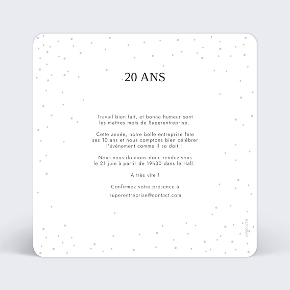 Invitation Professionnelle Levons nos Verres