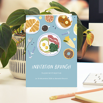 Invitation professionnelle Brunch