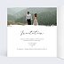 Invitation Professionnelle Effet photo avec graines
