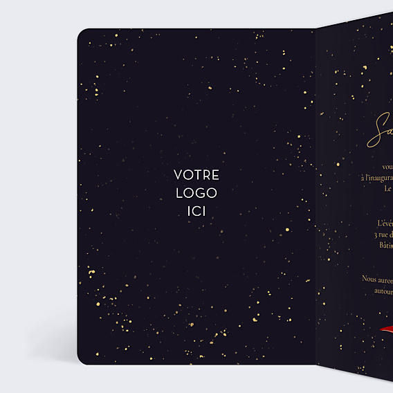 Invitation Professionnelle Ruban