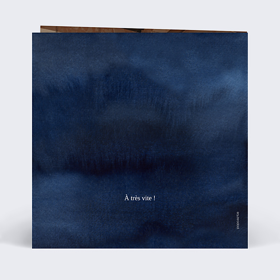 Invitation Professionnelle Bleu