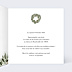 Invitation Professionnelle Couronne Pomme de Pin