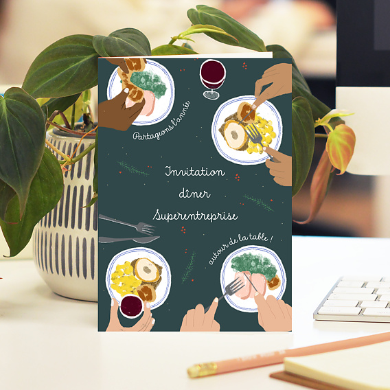 Invitation Professionnelle Repas Entreprise