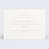 Invitation professionnelle Lettering Verso