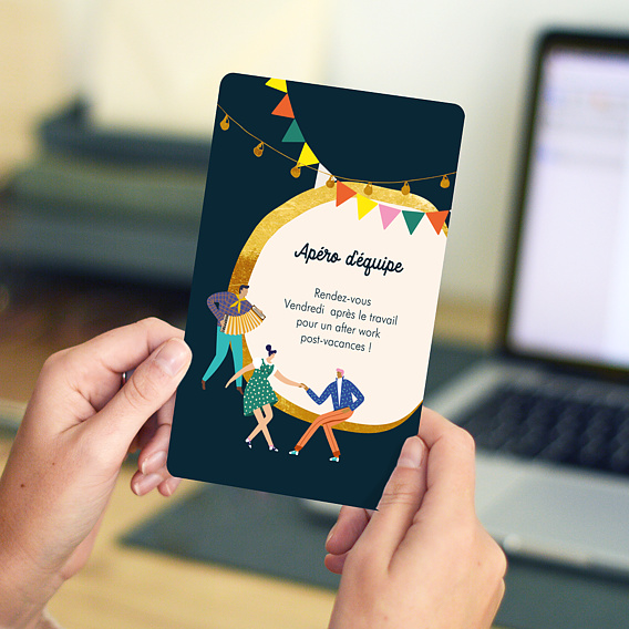 Invitation Professionnelle Apéro équipe