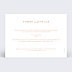 Invitation Professionnelle Inauguration chic