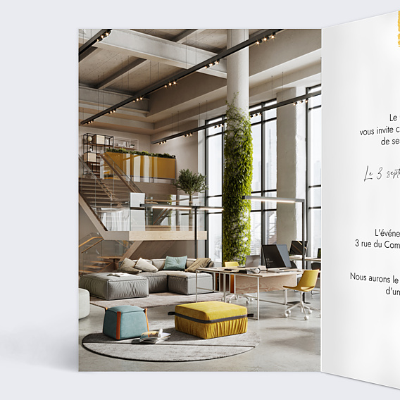 Invitation Professionnelle Coup de Pinceau