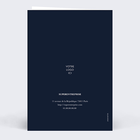 Invitation Professionnelle Sous la Neige