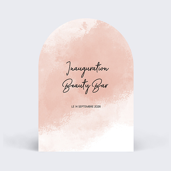 Invitation Professionnelle Inauguration Beauty Bar