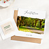 Invitation Professionnelle Effet photo avec graines