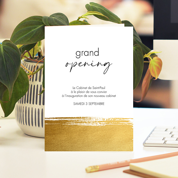 Invitation professionnelle Coup de Pinceau Après 1