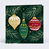 Invitation professionnelle Boules de Noël Ornements