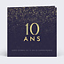 Invitation professionnelle Pluie de fête avec graines Recto