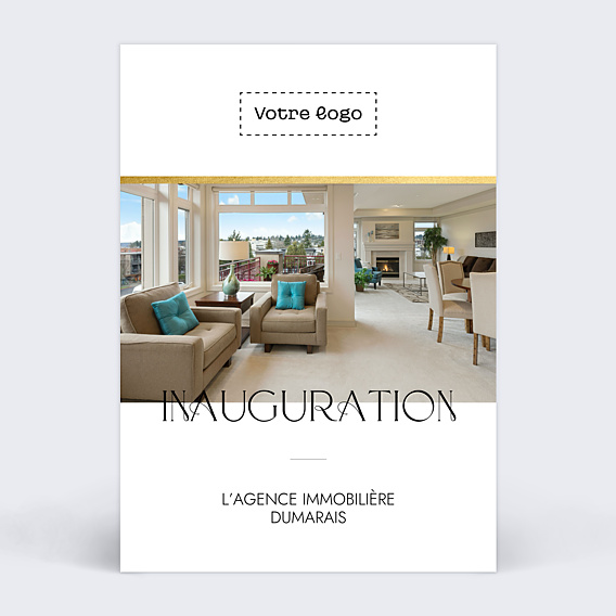 Invitation Professionnelle Inauguration agence immobilière