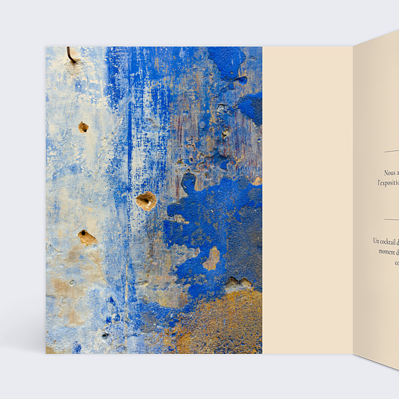 Invitation professionnelle Éclat pinceau Intérieur Gauche